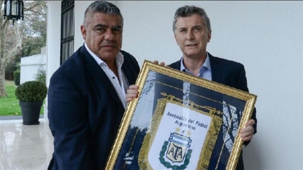 Reunión entre Tapia y Macri