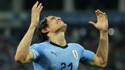 Cavani descansó luego del triunfo ante Uruguay