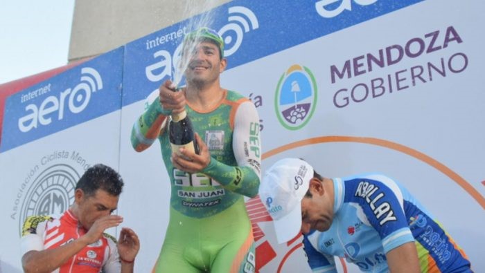 Dotti voló en la crono y tomó el mando de la 43° Vuelta de Mendoza