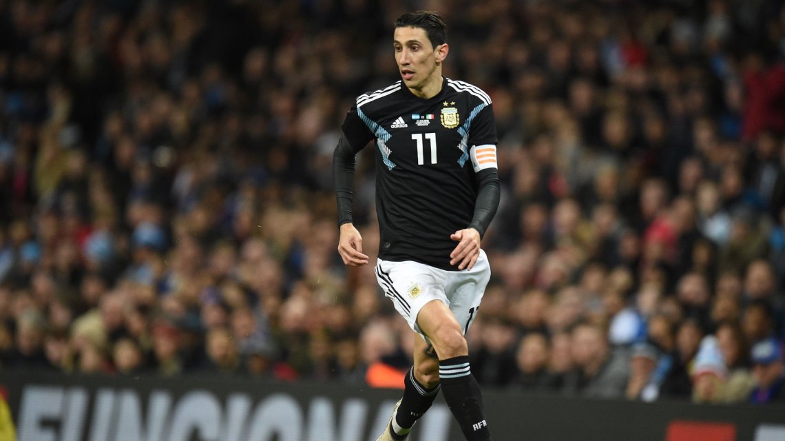 Ángel Di María sufrió una lesión muscular y fue desafectado