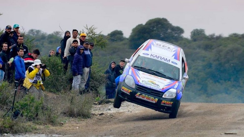 En Córdoba, Sebastián Landa se subió al podio del Rally Argentino