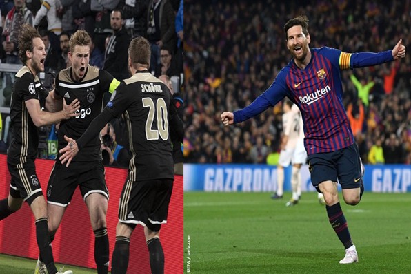 Barcelona y Ajax los primeros semifinalista de la Champions League