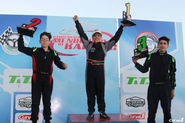Nicolás Peralta, rey sanjuanino en el karting de Mendoza