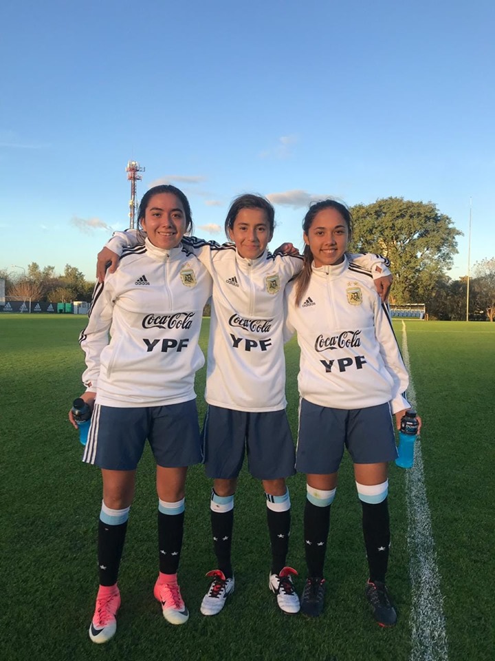 Las tres sanjuaninas ya se calzaron el buzo a Selección Argentina