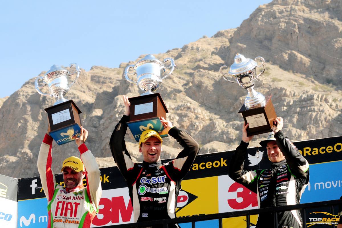 Top Race Serie en el Zonda: dos sanjuaninos se subieron al podio