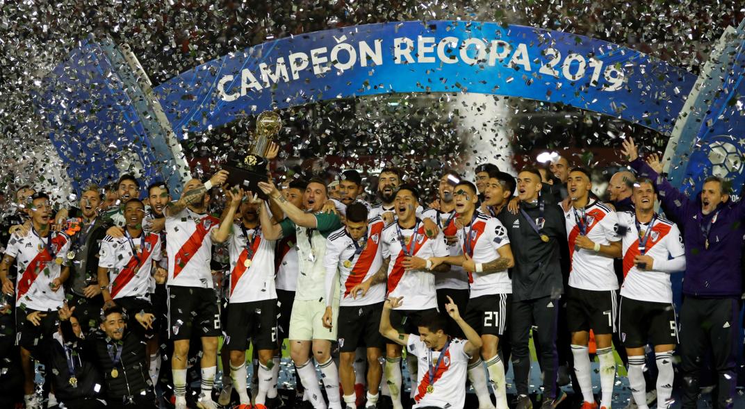 River goleó a Paranaense y gritó campeón de la Recopa Sudamericana