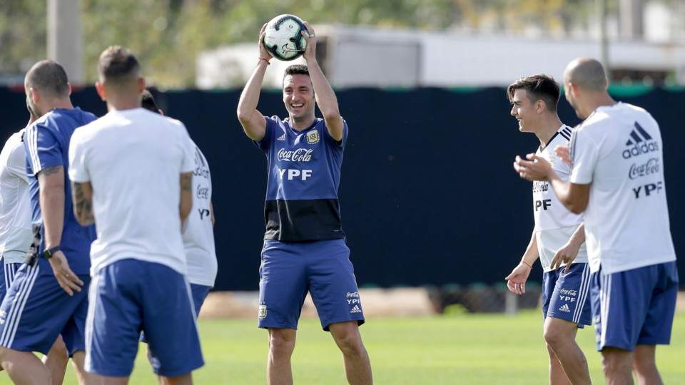 Copa América: el once que probó Lionel Scaloni de cara al partido con Venezuela