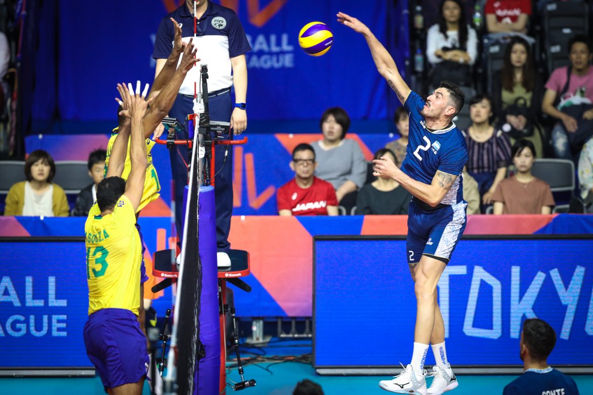 VNL: con Pereyra y Lima en cancha, Argentina tuvo un weekend sin victorias