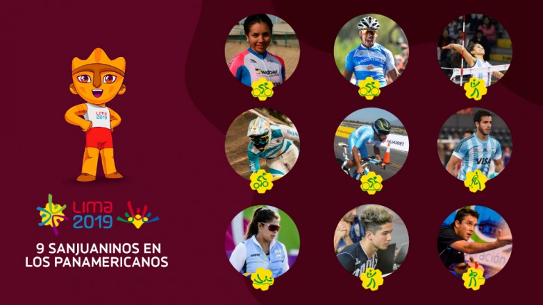 Comienzan los Juegos Panamericanos y estos son los 9 sanjuaninos que estarán presente