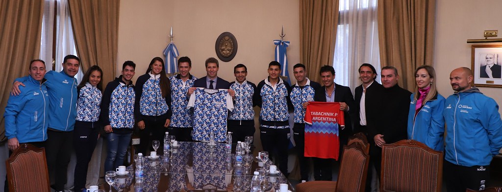Uñac recibió deportistas sanjuaninos que participaron de los Panamericanos