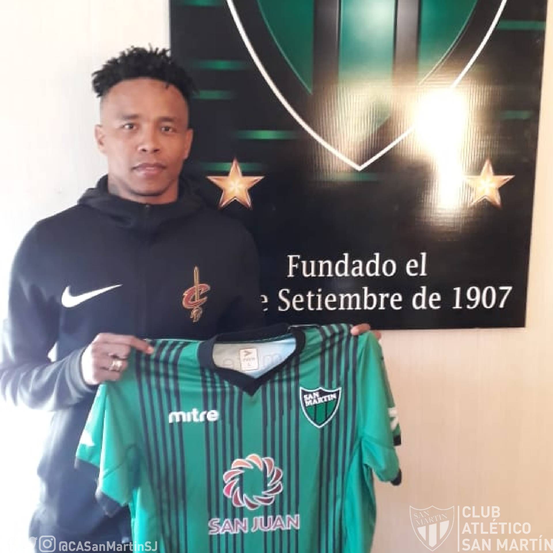 San Martín sumó un delantero colombiano