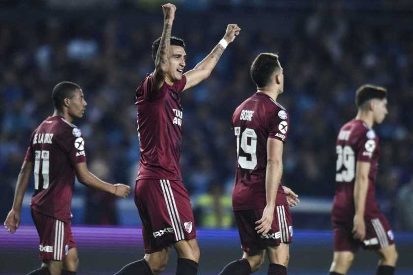 River le dio una paliza histórica a Racing y es líder de la Superliga