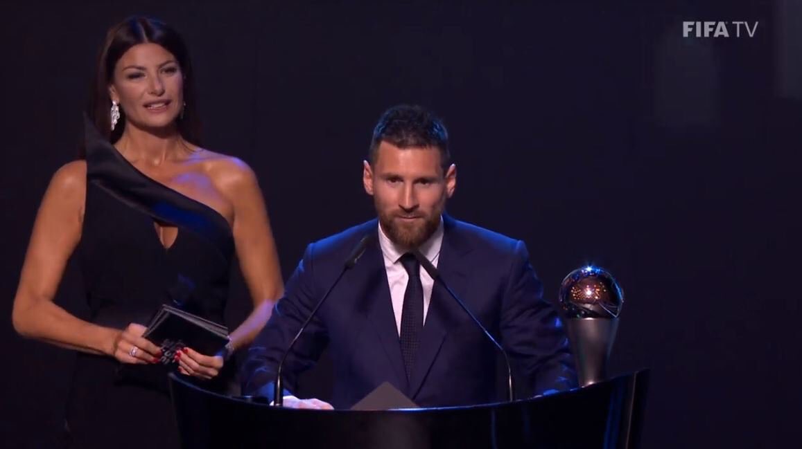 Messi ganó el premio The Best de la FIFA al mejor jugador de la temporada