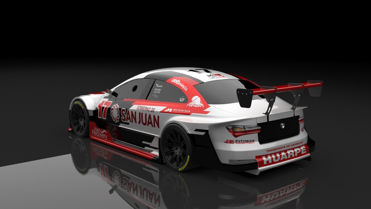 Fabián Flaqué presentó su nuevo auto para correr el Top Race Series