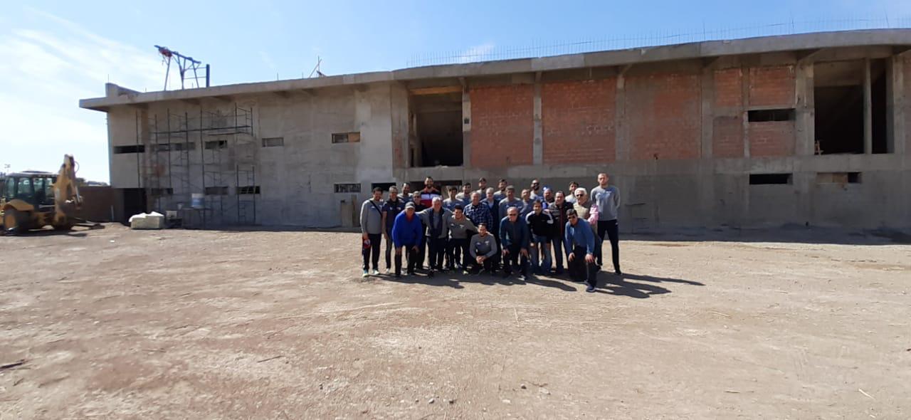 El plantel de UPCN visitó las obras del nuevo estadio