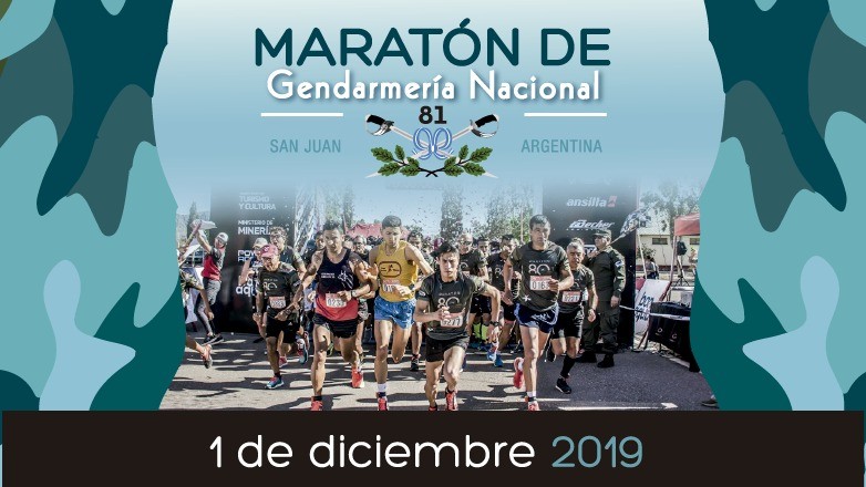 Gendarmería celebra su 81° aniversario con una maratón