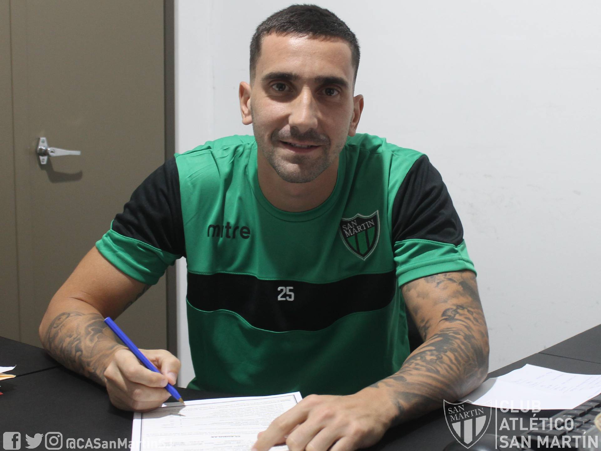 Un ex Godoy Cruz, el primer refuerzo de San Martín