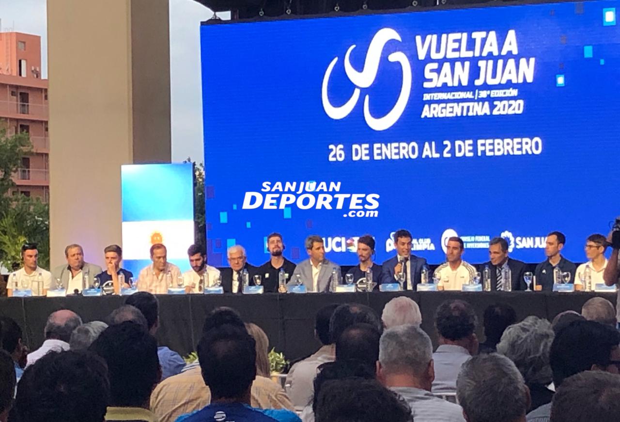 Presentaron la Vuelta a San Juan y les dieron la bienvenida a los ciclistas  