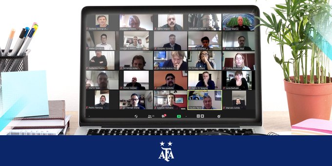 AFA se reunió por el protocolo del fútbol masculino y femenino