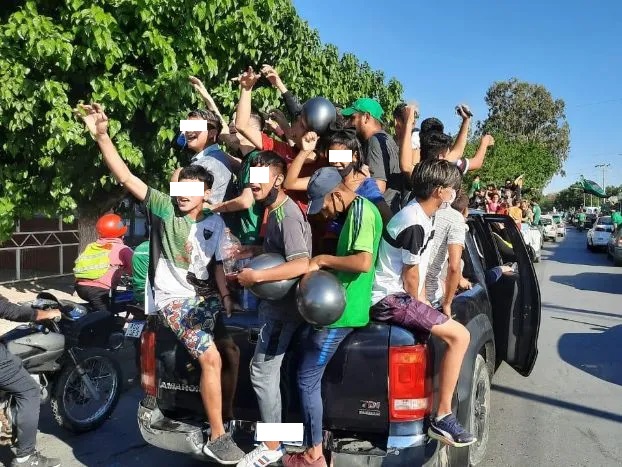 San Martín podría ser sancionado por el masivo festejo de sus hinchas