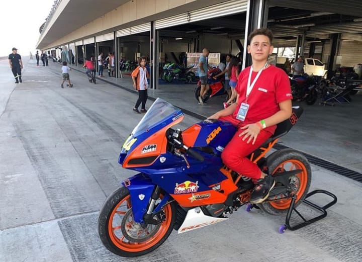 El motocilista sanjuanino Nicolás García continuará su carrera deportiva en Europa