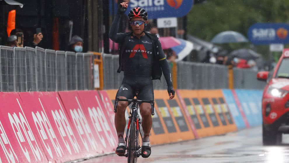 El ecuatoriano Narváez conquistó la Etapa 12 del Giro de Italia