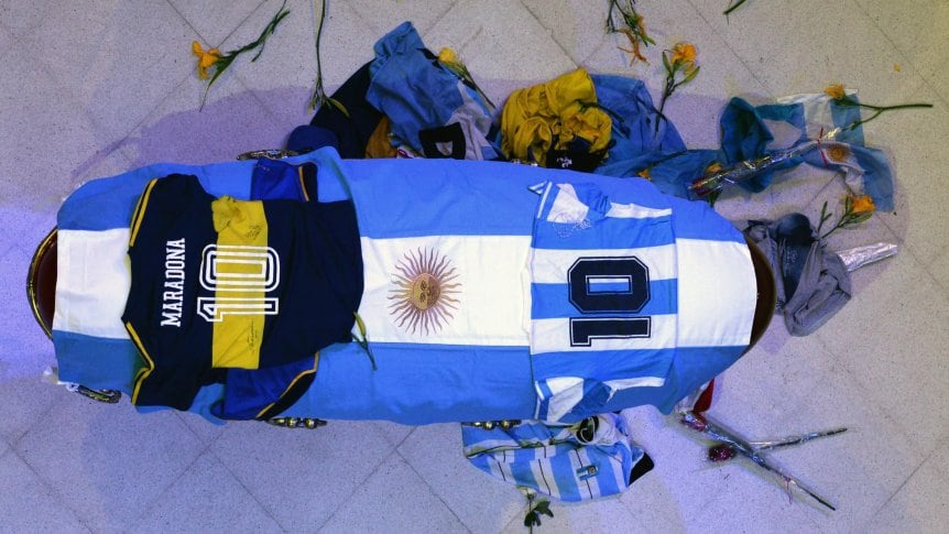 En vivo: el último adiós a Diego Maradona