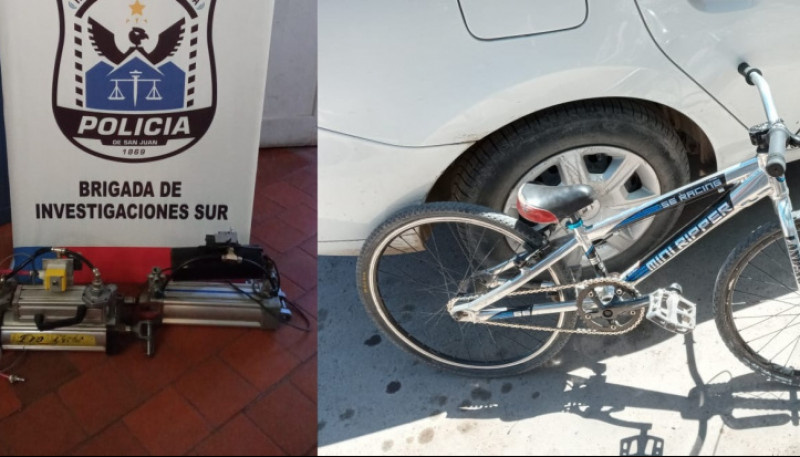 Rawson: recuperaron los elementos robados de la pista de bicicross