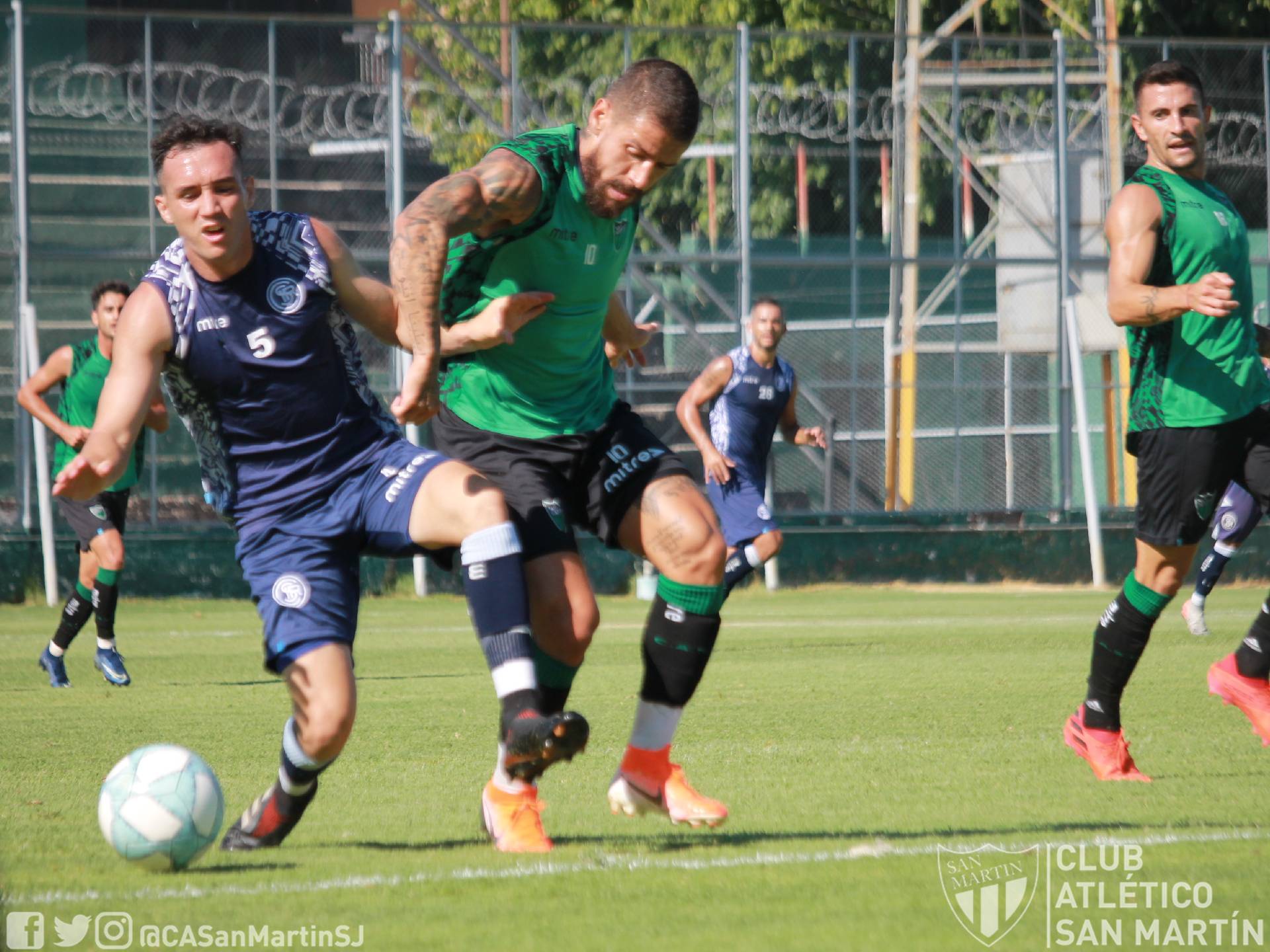 Doble empate para el Verdinegro en su primer amistoso