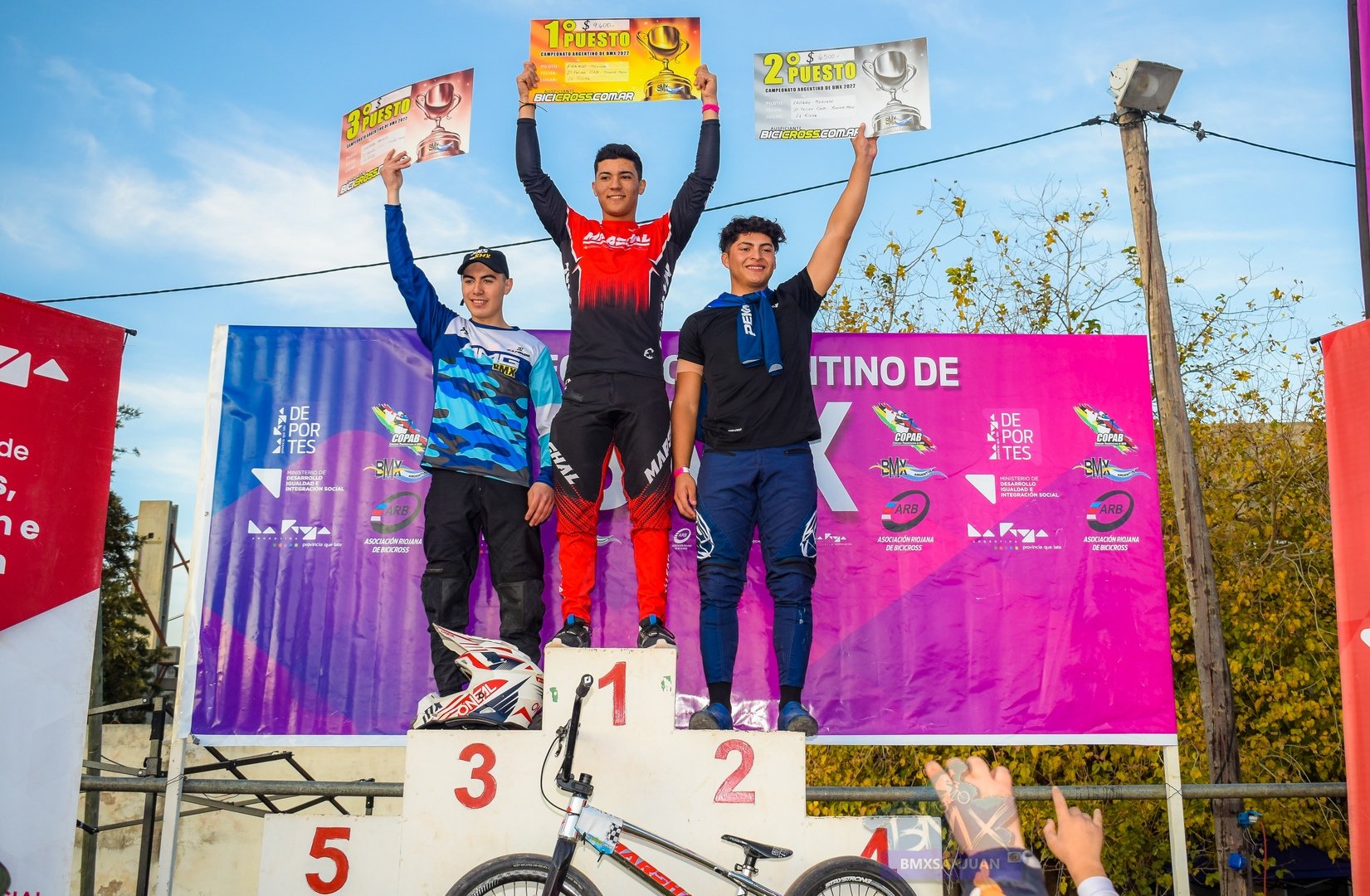 BMX: ‘Chanchy’ Molina ganó de principio a fin en La Rioja
