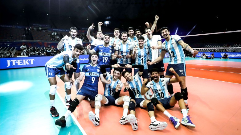 Con sanjuaninos en cancha, Argentina triunfó ante Canadá en la VNL
