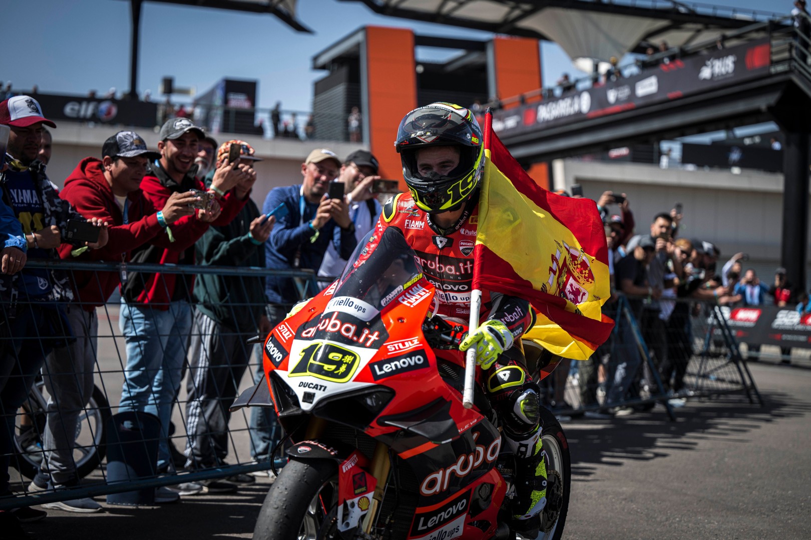Álvaro Bautista, el dueño del Superbike en San Juan