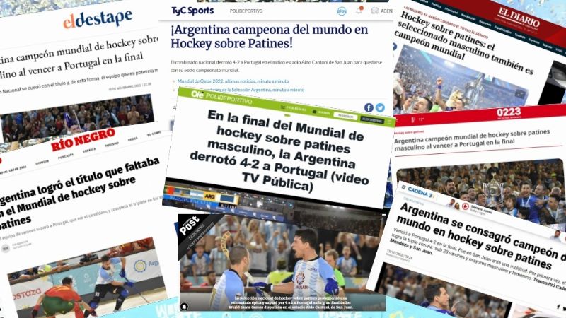 Medios nacionales se hicieron eco del campeonato mundial