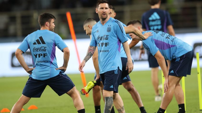 Messi y la Selección argentina revolucionaron Abu Dhabi