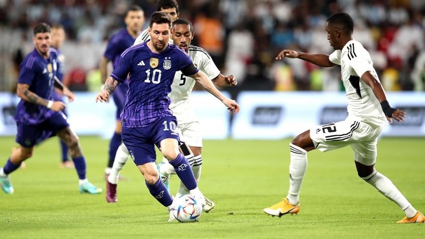 Argentina goleó a Emiratos Árabes en el último amistoso antes de Qatar