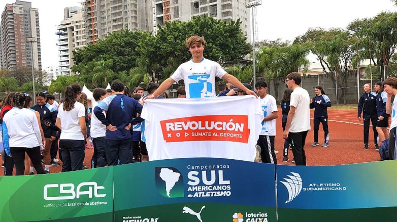 Buena actuación de Nicolás Patiño en la Copa Argentina de Clubes de atletismo