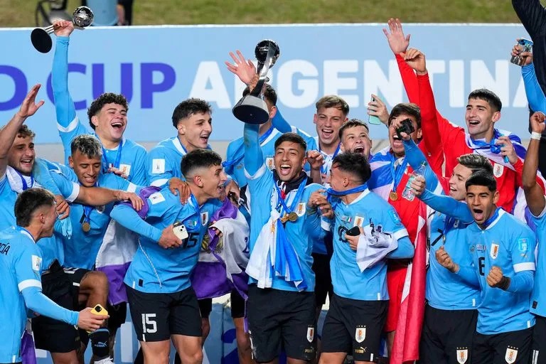 Uruguay derrotó a Italia y se consagró campeón del Mundial Sub 20