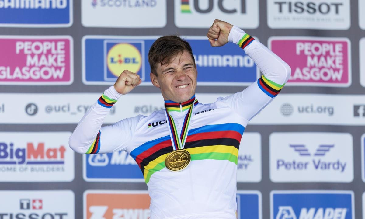 Remco Evenepoel, el nuevo campeón del mundo de contrarreloj