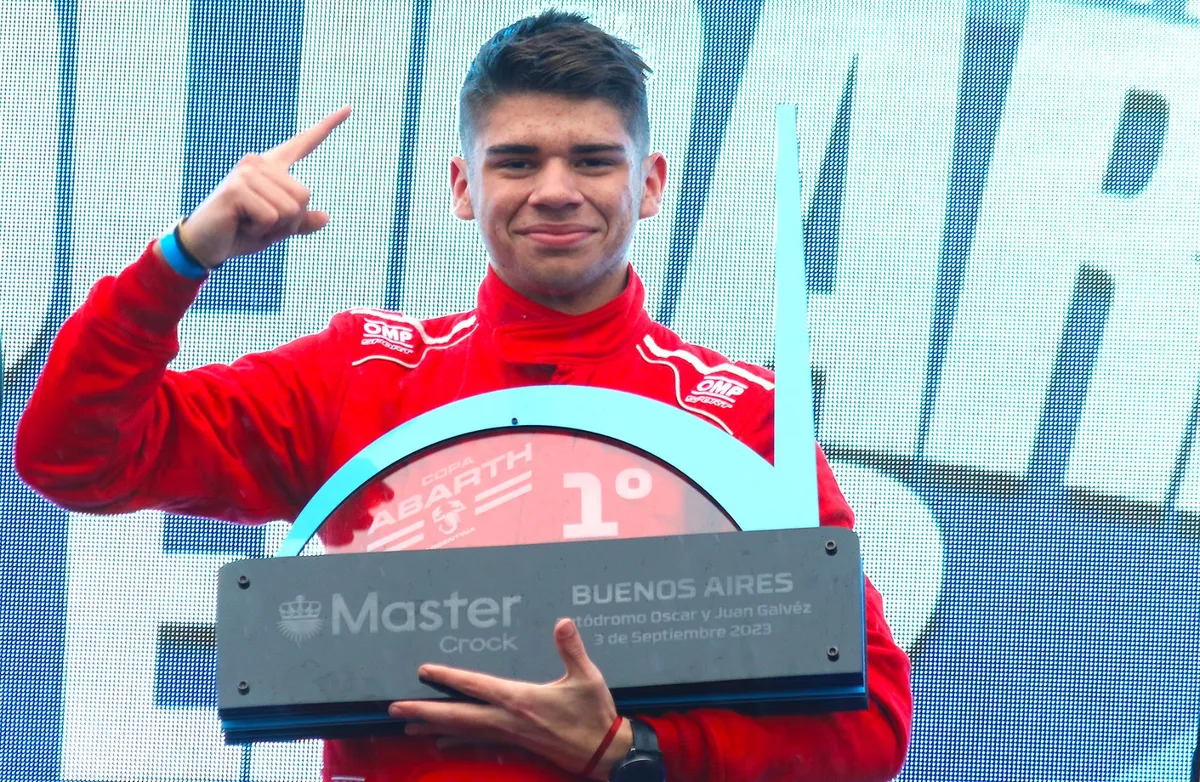 El sanjuanino Joaquín Naranjo subcampeón de la Copa Abarth