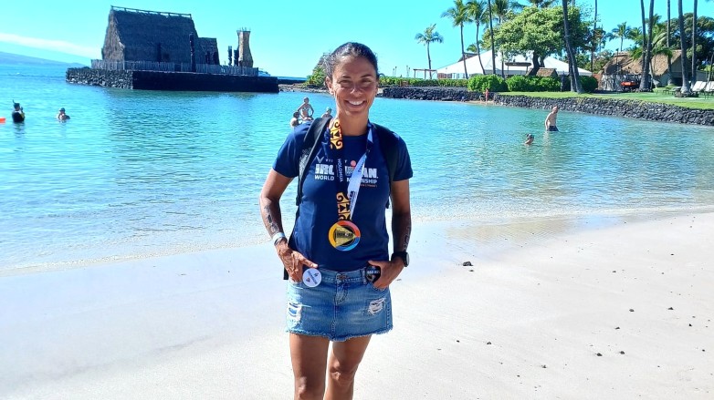 Gran mundial de Ironman de Florencia Díaz Philippi en Hawai
