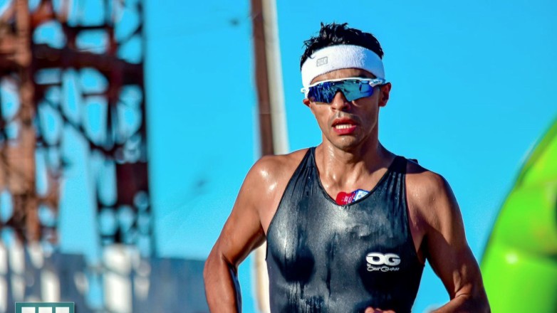 Maxi Peralta fue tercero en el triatlón de La Paz, Entre Ríos