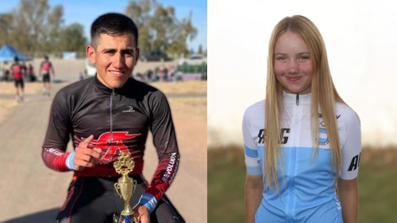 Ramiro Videla y Delfina Dibella citados a la Selección Argentina de ciclismo