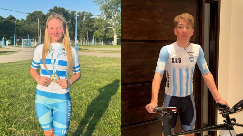 Ciclismo: Delfina Dibella y Mateo Kalejman fueron citados para el Mundial