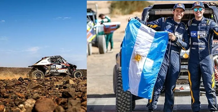 Otra destacada etapa del sanjuanino Lisandro Sisterna en el Dakar