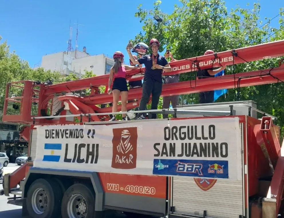 Lisandro Sisterna llegó a San Juan y fue recibido a lo grande