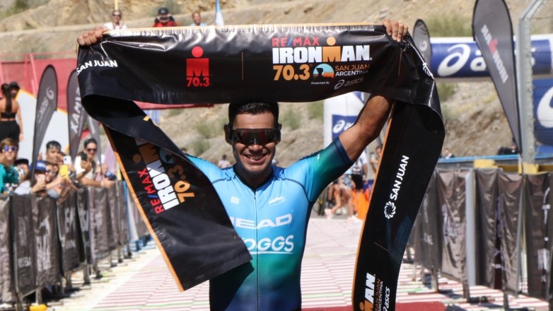 En casa, Fabio Figueroa se adueñó del Ironman 70.3