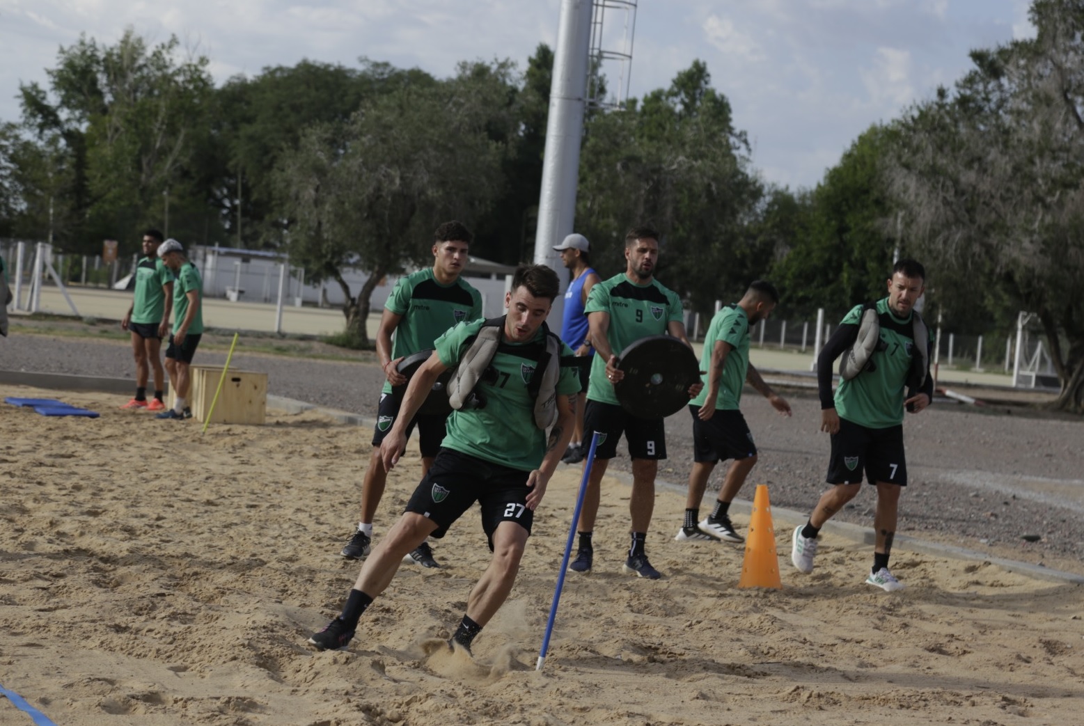 La pretemporada de San Martín se realiza en un histórico predio sanjuanino