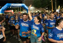 La carrera “Santa Lucía corre de noche” tuvo una histórica convocatoria
