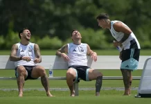 Argentina ya piensa en la final: se realizó el último entrenamiento de la Selección Argentina en Atlanta
